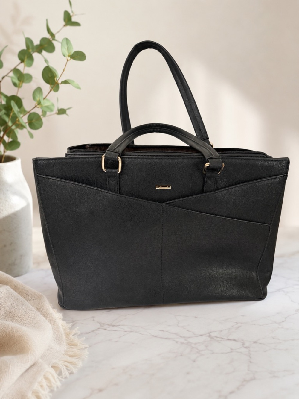 Lovevook Black Laptop Tote Bag Work Bag 15.6” NWOT